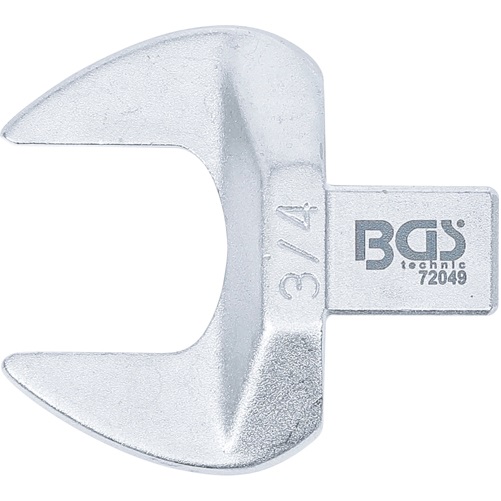 Kľúč nástrčný plochý vidlicový, palcový 3/4", 4-hran 9 x 12 mm, BGS 72049